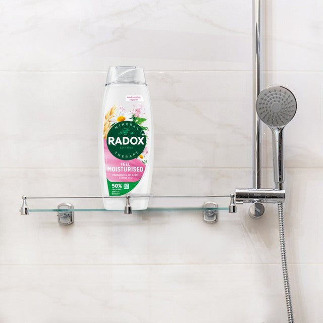 Radox Feel Moisturised Mood Boosting shower gel 450ml, imported from the UK
