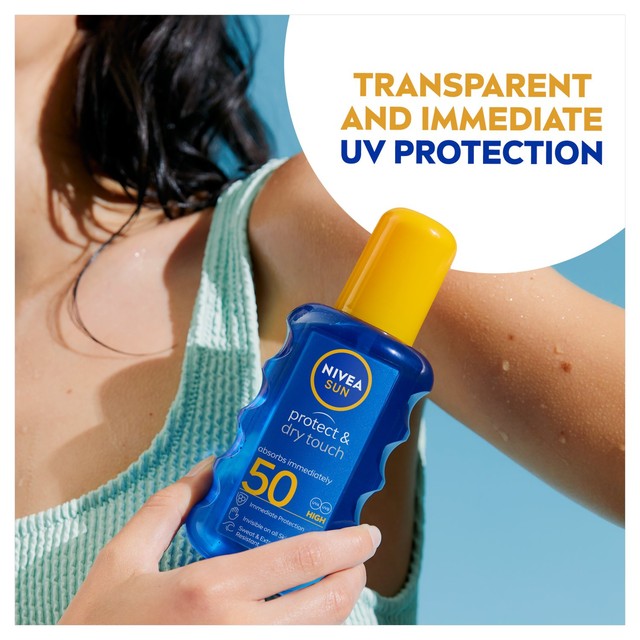 Nivea sunscreen spray SPF 50 200ml, imported from the UK