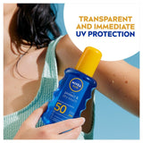 Nivea sunscreen spray SPF 50 200ml, imported from the UK