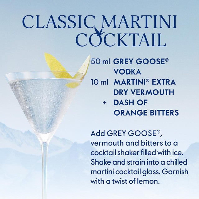 Grey Goose vodka 70cl, UK version