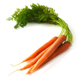 Natoora leafy carrots 400g, imported from the UK