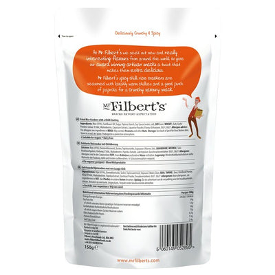 Mr Filbert's søt chil i ris kjeks salt snack 150g