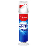 Colgate Advanced White whitening toothpaste pump 100ml - British product