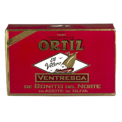 Brindisa Ortiz Prime Albacore Fillets Ventresca in Olive Oil Tinned Fish 110g