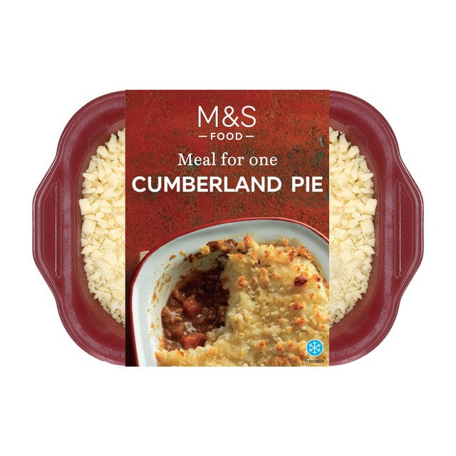 M&S Beef Cumberland pie 400g, imported from the UK
