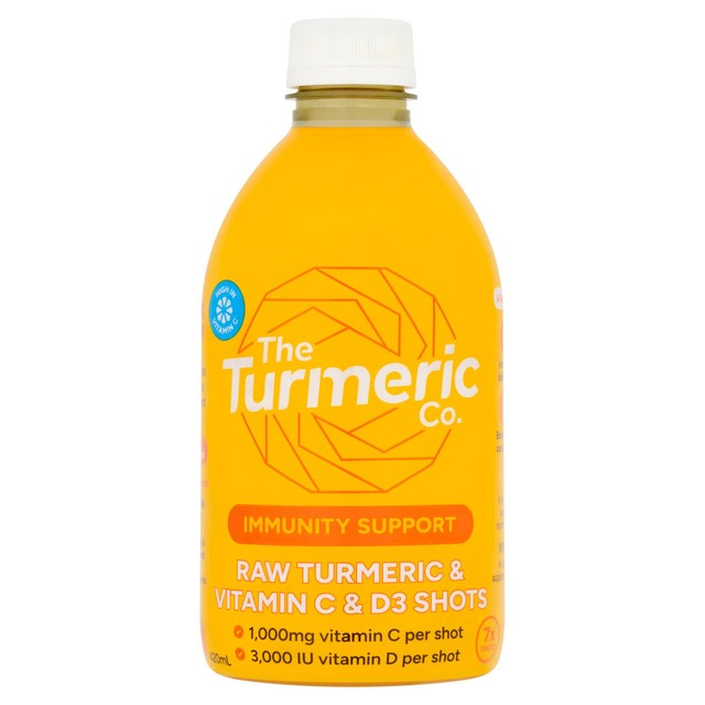 The Turmeric Co. Raw Turmeric Vitamin C & D3 Shot 420ml (British brand)
