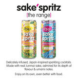 Itsu Kyoto Blossom sake spritz 250ml, UK version