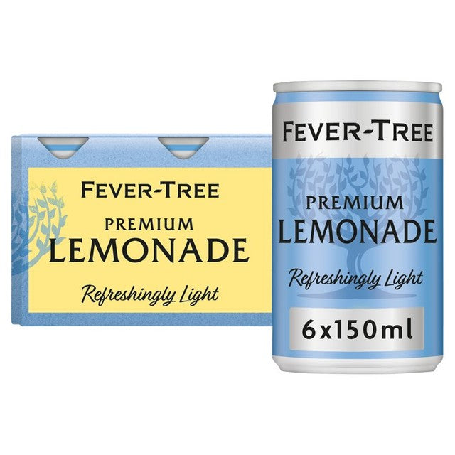 Fever-Tree Refreshingly Light Premium Lemonade 6x150ml - British product