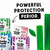 The Cheeky Panda Heavy Pads with Bamboo Core 12 pads (British brand)