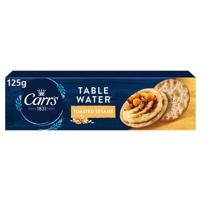 Carr's toasted sesame crackers 125g - British product