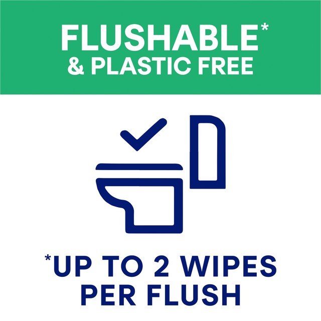 Andrex Ultimate Fresh flushable hygiene wipes 56 sheets - British product