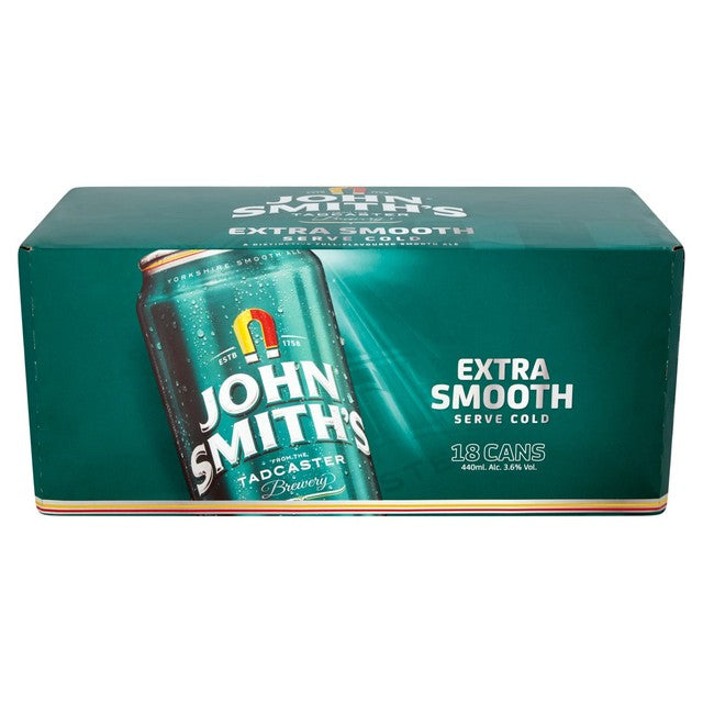 John Smith's Extra Smooth Ale Cans 18 x 440ml, UK version