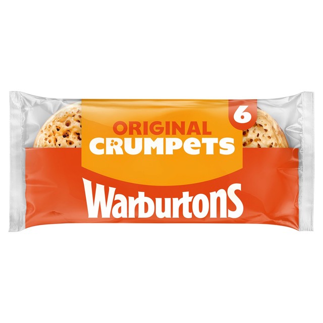 Warburtons original crumpets 6 per pack (British brand)