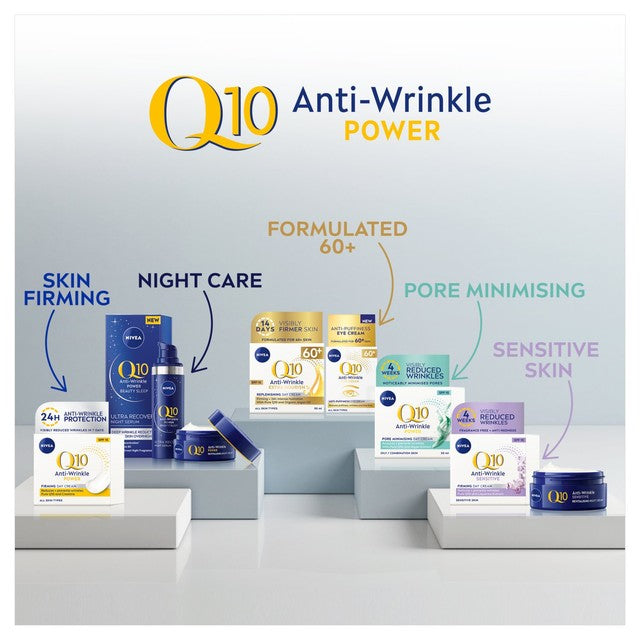 Nivea Q10 night cream for sensitive skin 50ml, imported from the UK
