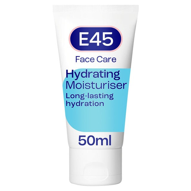 E45 face moisturiser for dry skin 50ml - British product