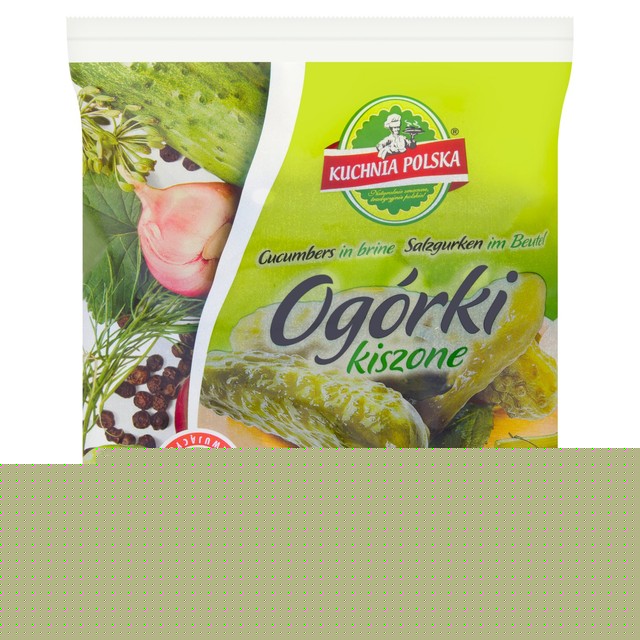 Kuchnia Polska P&J pickled cucumbers 700g, UK version