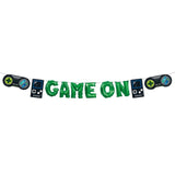 Unique Party Gamer Birthday Game On Mini Foil Balloon Banner Kit, UK version