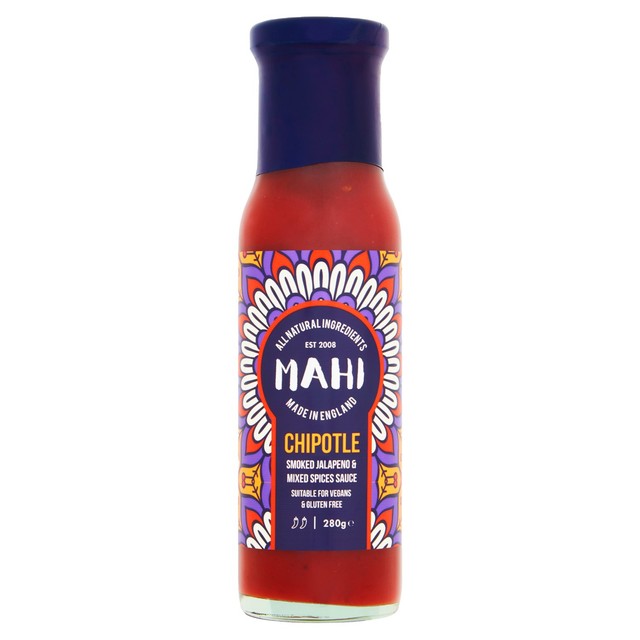 Mahi Chipotle Smoked Jalapeno Sauce 280ml, imported from the UK
