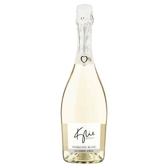 Kylie Minogue 0% Sparkling Blanc alcohol-free sparkling wine 75cl, UK version