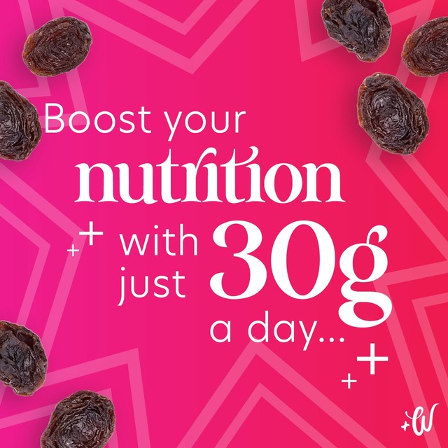 Whitworths partially rehydrated raisins 325g (British brand)