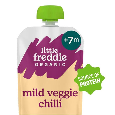 Little Freddie Økologisk Vegetarisk Chili, Bønner & Linser Barnematpose 130g