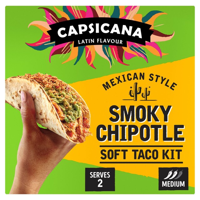 Capsicana smoky chipotle taco meal kit 273g - British product
