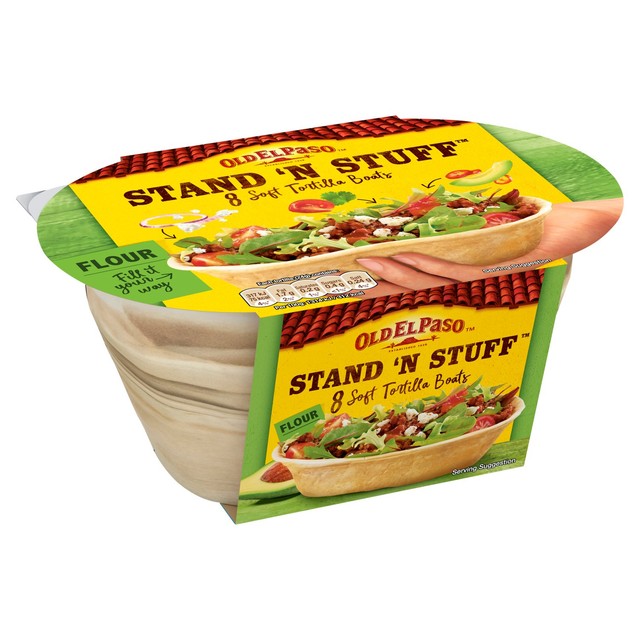 Old El Paso Tortilla Boats 193g, imported from the UK