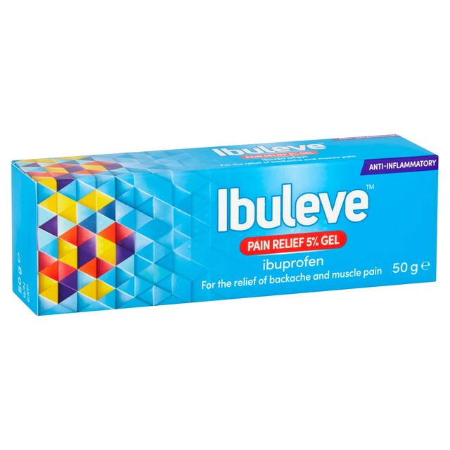 Ibuleve pain relief 5% gel 50g, UK version