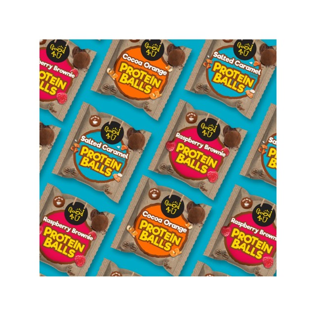 Good4U protein balls salted caramel 120g, UK version