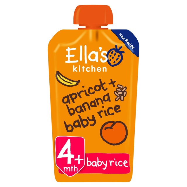 Ella's Kitchen baby food pouch apricot banana 120g - British product