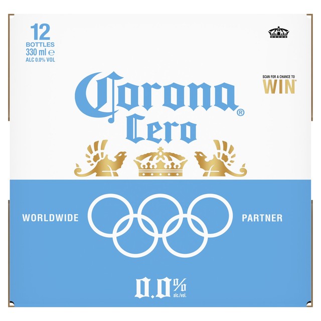 Corona Cero Alcohol-Free Lager Beer Bottles