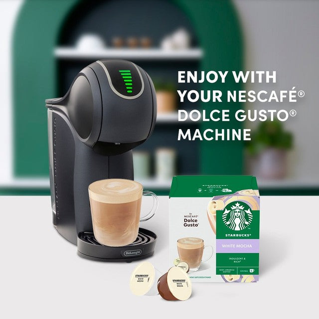 Starbucks White Mocha Dolce Gusto drink mix 6 drinks (British brand)