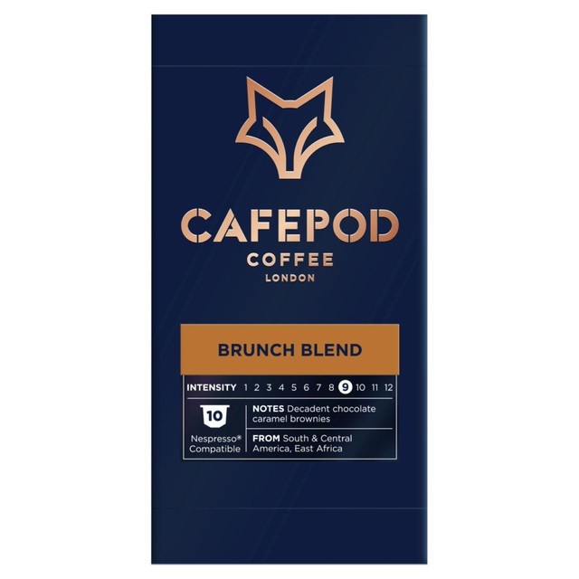 CafePod Brunch Blend coffee pods 10 pods - British product