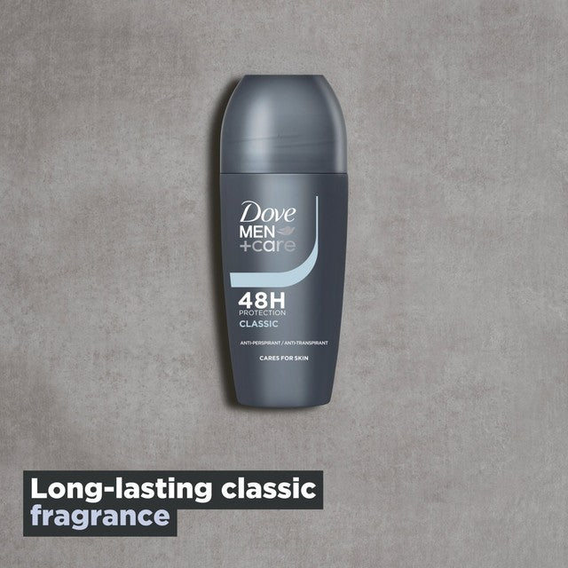 Dove Men+Care Classic Anti-Perspirant Roll-On Deodorant 50ml - British product