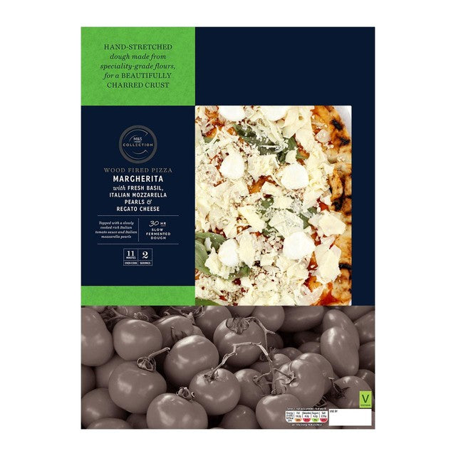 M&S Margherita Pizza 453g, imported from the UK