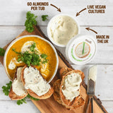 Nush chive almond cream cheese style spread 150g, imported from the UK