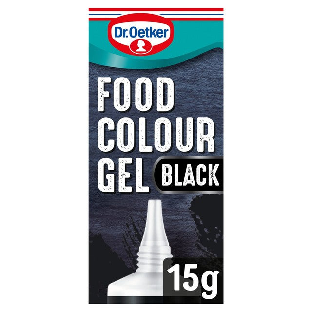 Dr. Oetker Black Food Colouring Gel 15g - British product