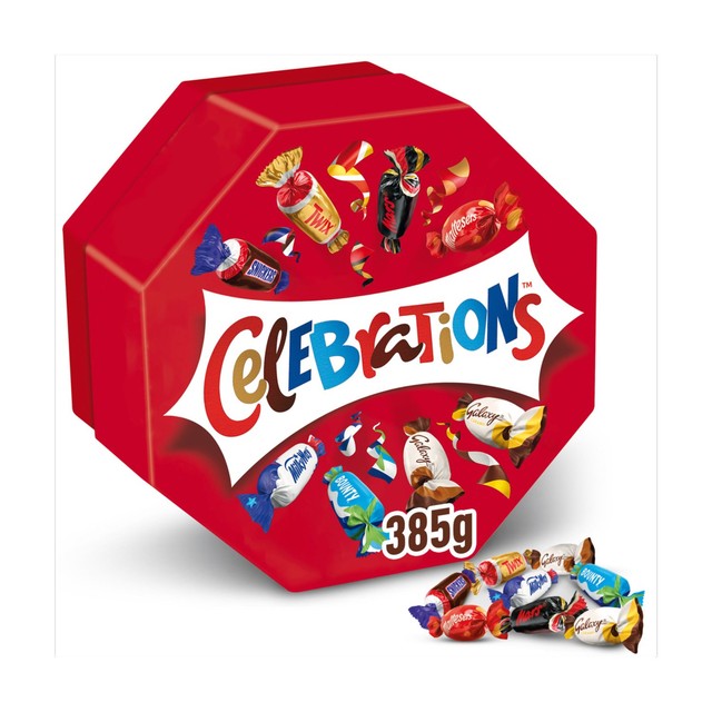 Celebrations milk chocolate assorted box 385g - British product