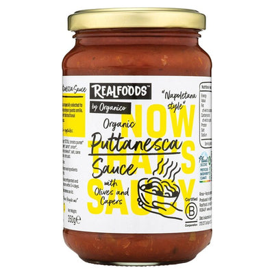 Realfoods Organic Puttanesca Pasta Sauce 350g