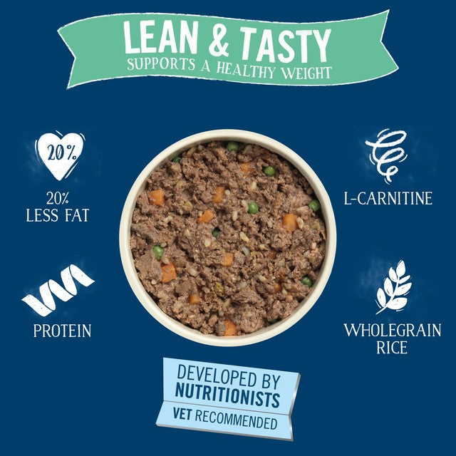 Butcher's Lean & Tasty dog food trays variety pack 12 x 150g - British product