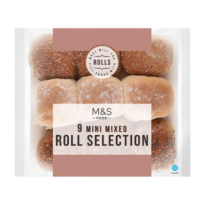 M&S Mini Mixed Roll Selection 9 Pack