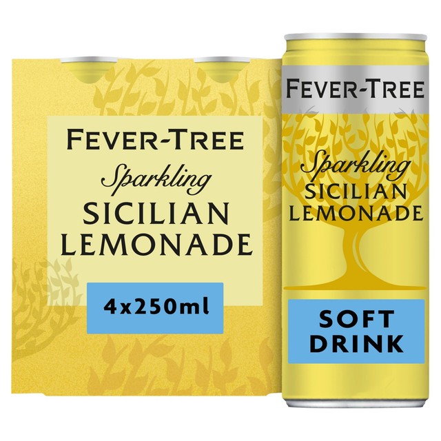 Fever-Tree Light Sicilian Lemonade 4 x 250ml - British product