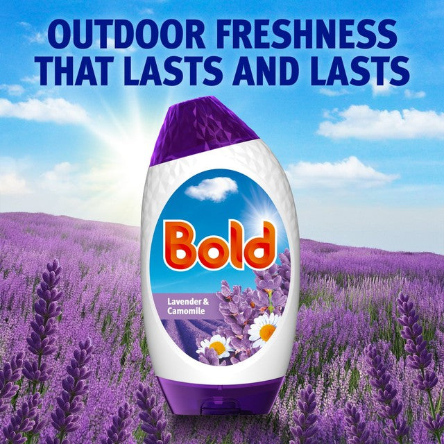 Bold lavender and camomile laundry detergent gel 1320ml - British product