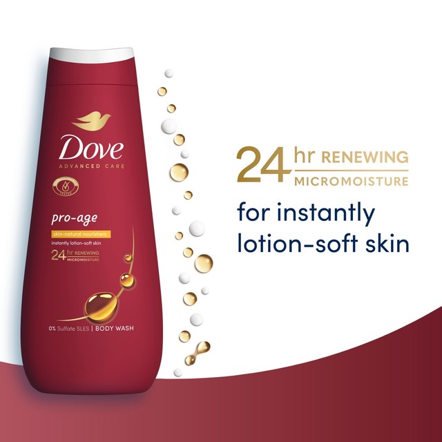 Dove Pro Age Advanced Care Body Wash 400ml - British product