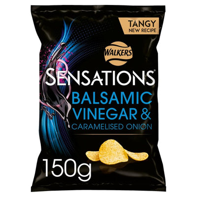 Sensations Balsamic Vinegar & Caramelised Onion Sharing Bag Potato Crisps 150g
