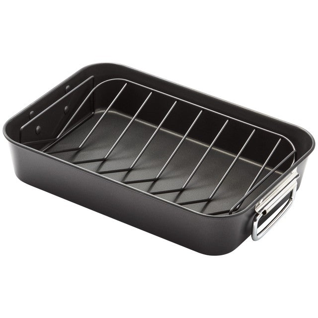 Stellar Eclipse roasting pan with rack 40 x 28 x 8cm (British brand)