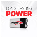 Energizer Max 9V alkaline batteries 2-pack - British product