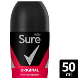 Sure Men Original Antiperspirant Roll On Deodorant 50ml (British brand)