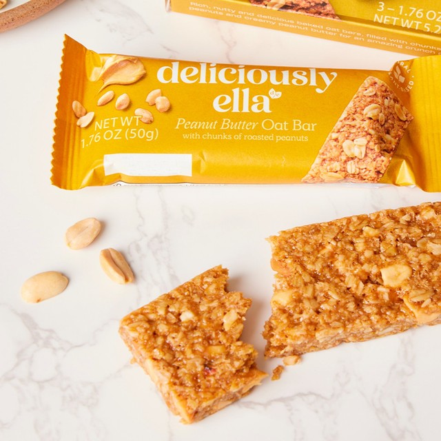 Deliciously Ella peanut butter oat bar 16 x 50g - British product