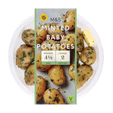 M&S herby minted baby potatoes 385g, imported from the UK